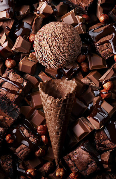 Photograph Kris Kirkham Chocolate Ice Cream on One Eyeland
