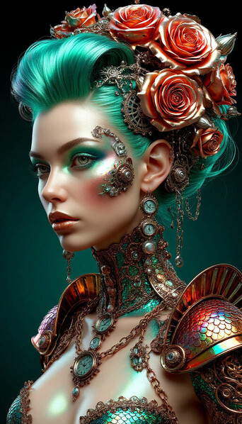 Photograph Dina Poluhina Lady Steampunk on One Eyeland
