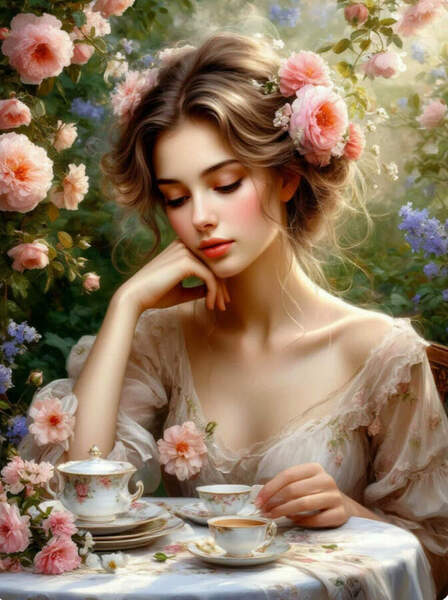 Photograph Svetlana Borovskikh Tea Party In The Garden on One Eyeland