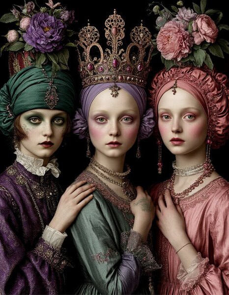 Photograph Olga Vasilyeva Three Girls on One Eyeland