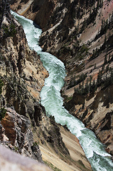 Photograph Arianna Grainey Yellowstone River on One Eyeland