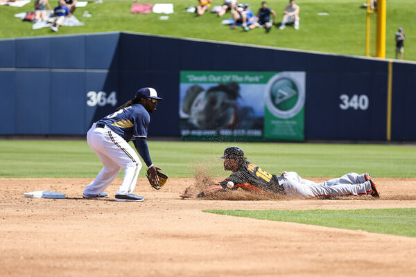 Photograph Arianna Grainey Spring Training Brewers Vs Giants on One Eyeland