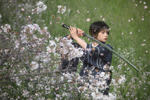 Photograph Setsuna Kurouzu Samurai on One Eyeland