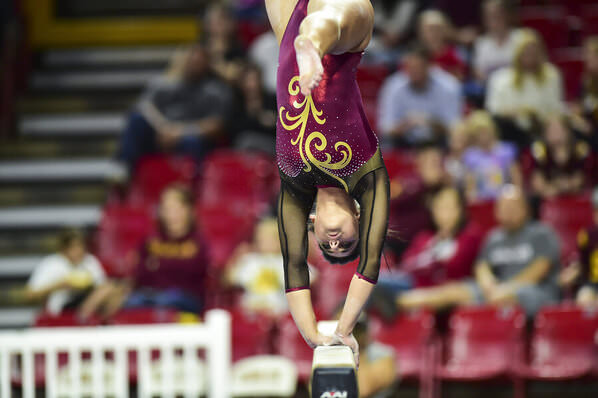 Photograph Arianna Grainey Asu Gymnastics on One Eyeland