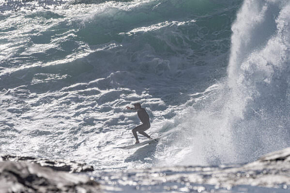Photograph Steve Turner Extreme Surfing on One Eyeland