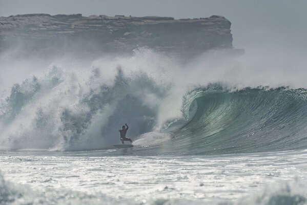 Photograph Steve Turner Cyclone Waves on One Eyeland