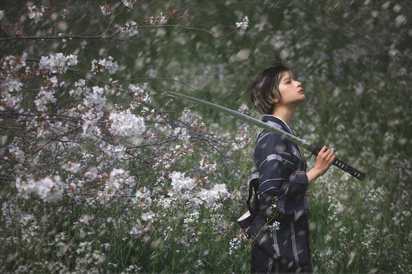 Photograph Setsuna Kurouzu Swordswoman on One Eyeland