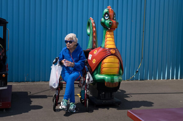 Photograph Eric Davidove Dragon Lady on One Eyeland