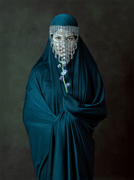 Photograph Natalya Tueva Portrait With A Twig on One Eyeland