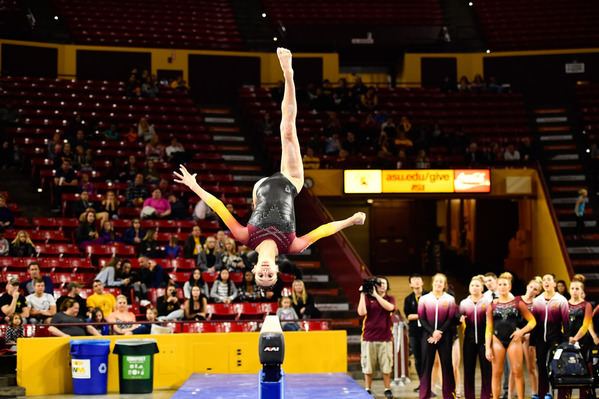 Photograph Arianna Grainey Asu Gymnastics on One Eyeland
