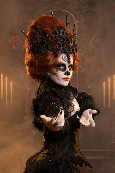 Photograph Laura Dark Halloween Queen on One Eyeland