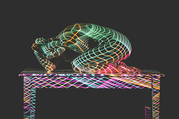 Photograph Thierry Smets Lightpainting on One Eyeland