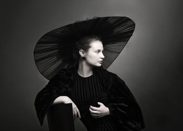 Photograph Alexander Ivashkevich Woman With The Hat on One Eyeland