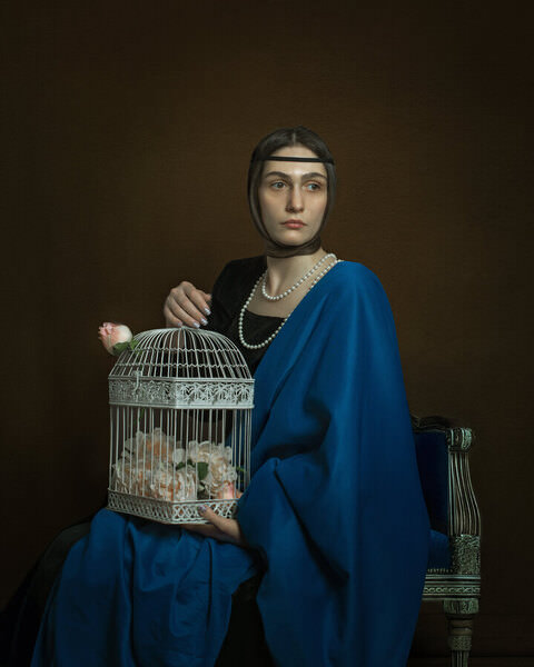 Photograph Yulia Nikiforova Cage With Flowers on One Eyeland
