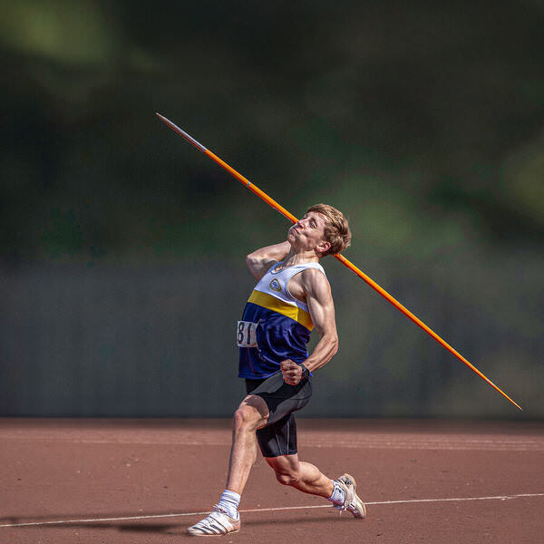 Photograph Eddie Leach Winning Throw on One Eyeland