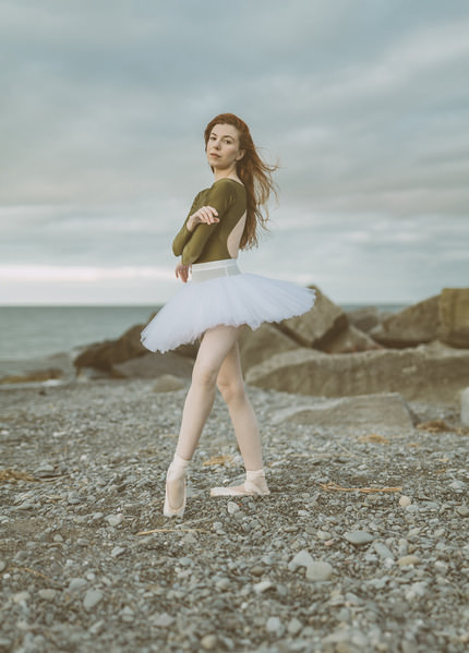 Photograph Ian Ross Pettigrew Ballet On The Beach on One Eyeland