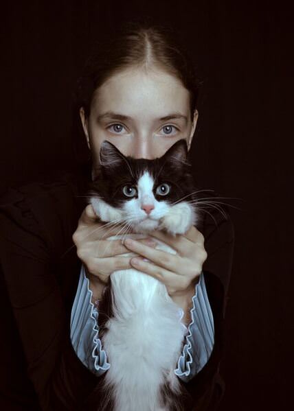 Photograph Antonina Marchenko With Friend on One Eyeland
