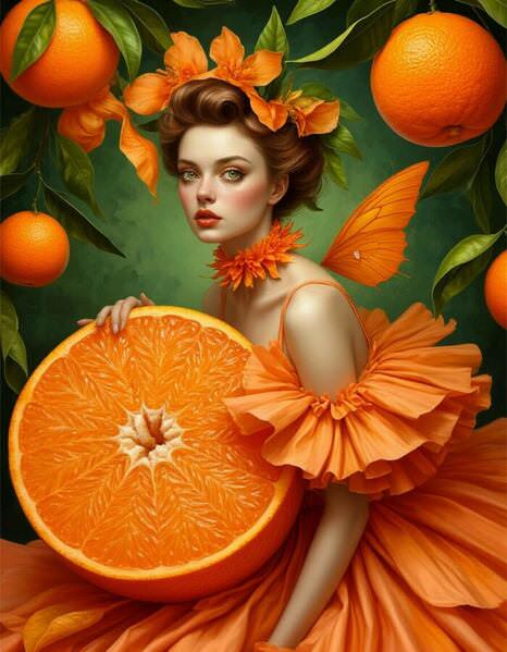 Photograph Olga Vasilyeva The Orange Girl on One Eyeland