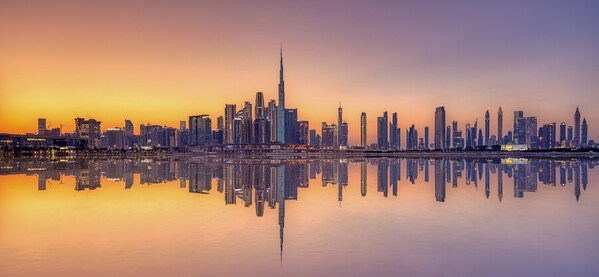 Photograph Judith Kuhn Skyline Dubai on One Eyeland