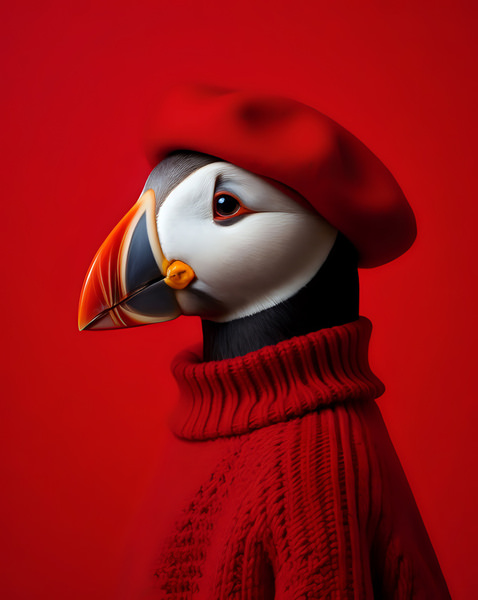 Photograph Ana Montesinos Dressed In Red on One Eyeland