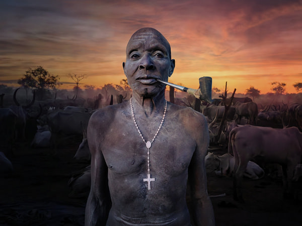Photograph Svetlin Yosifov Old Mundari Man on One Eyeland