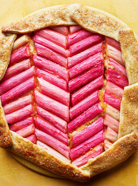 Photograph Kris Kirkham Rhubarb  Custard Galette V1 on One Eyeland