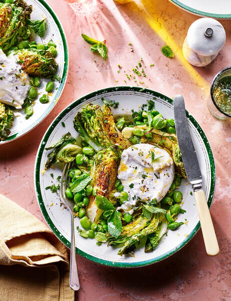 Photograph Kris Kirkham Broad Bean Salad on One Eyeland