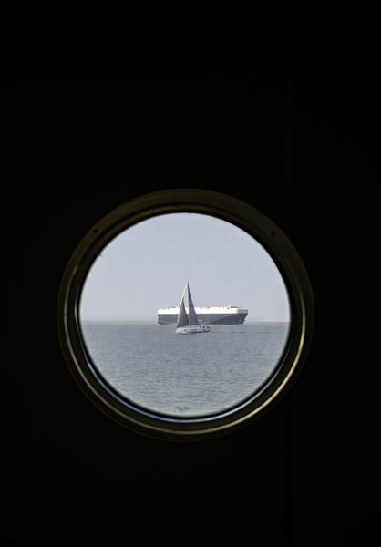 Photograph Ollivier Marc Powered By Oil Powered By Wind Two Worlds on One Eyeland