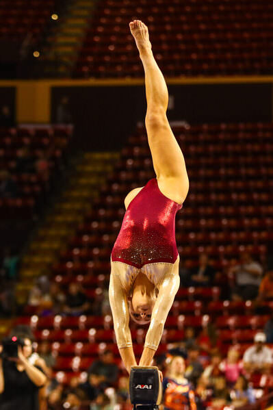 Photograph Arianna Grainey Asu Gymnastics on One Eyeland