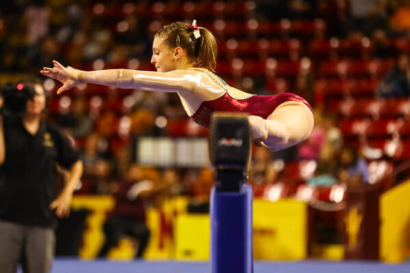 Photograph Arianna Grainey Asu Gymnastics on One Eyeland