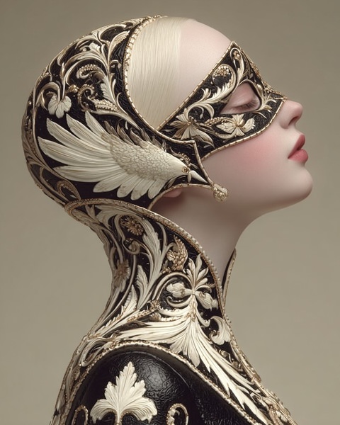 Photograph Andy  Mask on One Eyeland