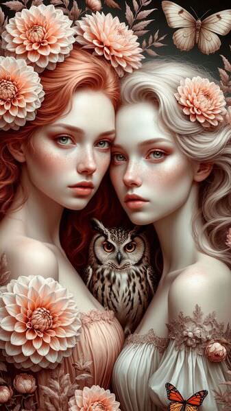 Photograph Dina Poluhina Nymphs on One Eyeland
