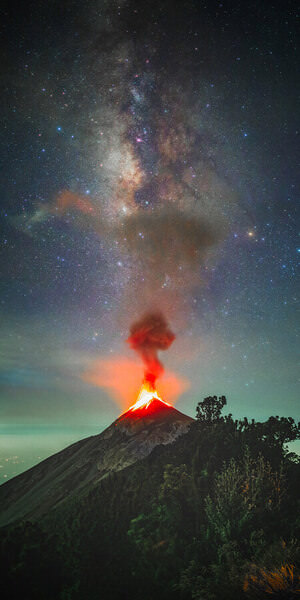 Photograph Sergio Montufar Cosmic Fire on One Eyeland