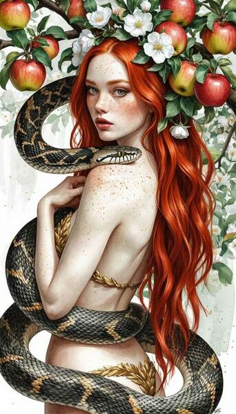 Photograph Olga Revkina Eve And The Apple on One Eyeland