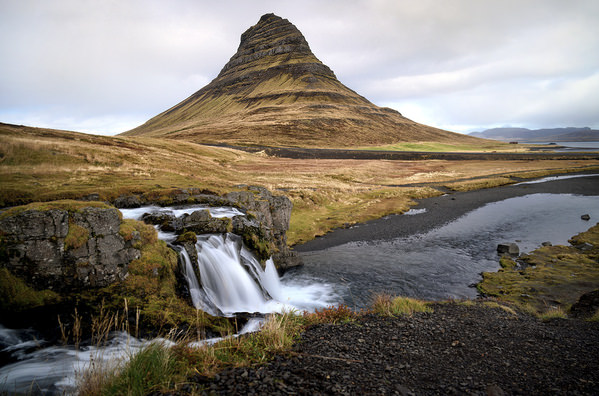 Photograph Laimute Kuriene Kirkjufell Mountain With Waterfall on One Eyeland