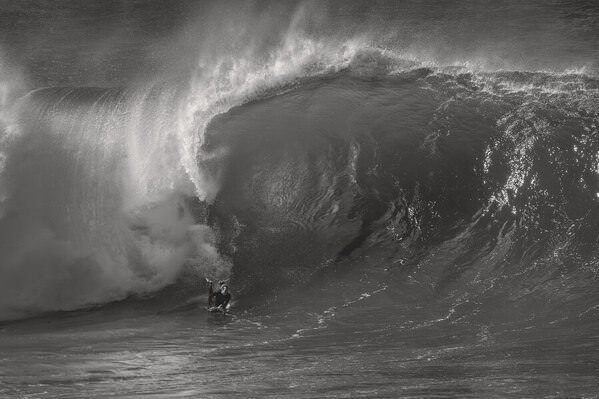 Photograph Steve Turner Extreme Bodyboarding on One Eyeland