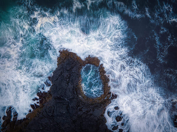 Photograph Judith Kuhn Brimketill on One Eyeland