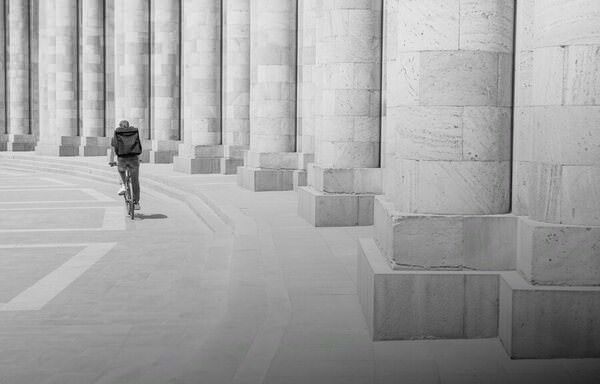 Photograph Artin Darvishi Cyclist on One Eyeland