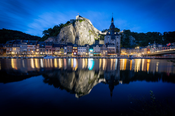 Photograph Freddy Thorvaldsen Dinant By Night on One Eyeland