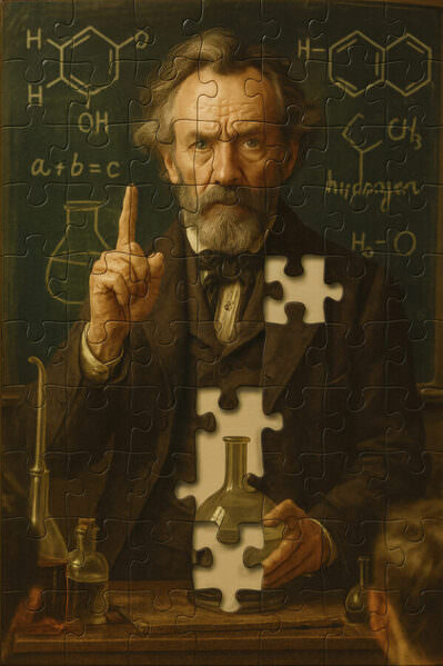 Photograph Steve Turner Science Is A Puzzle on One Eyeland