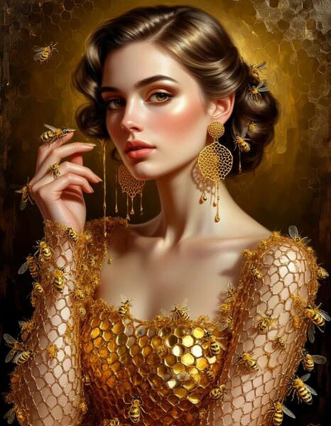 Photograph Olga Vasilyeva Golden Bees on One Eyeland