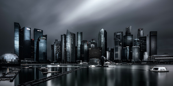 Photograph Ryuhei Suguri Singapore Cityscape on One Eyeland
