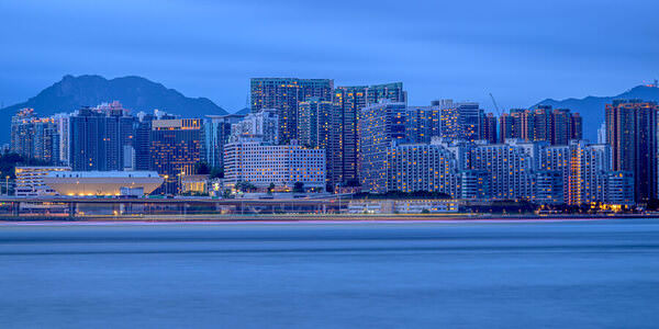 Photograph Tomoaki Katsuba Blue City on One Eyeland
