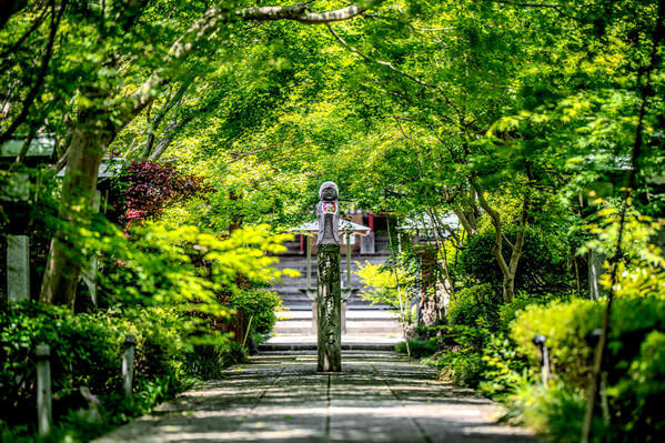 Photograph Mel Yukiina Hyakudo Paying Ones Respects on One Eyeland