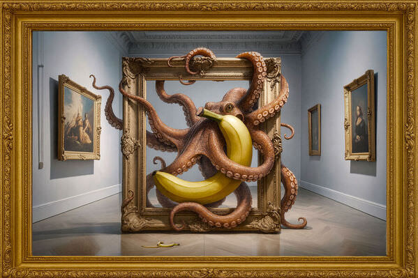 Photograph Steve Turner Octopus And The Banana on One Eyeland