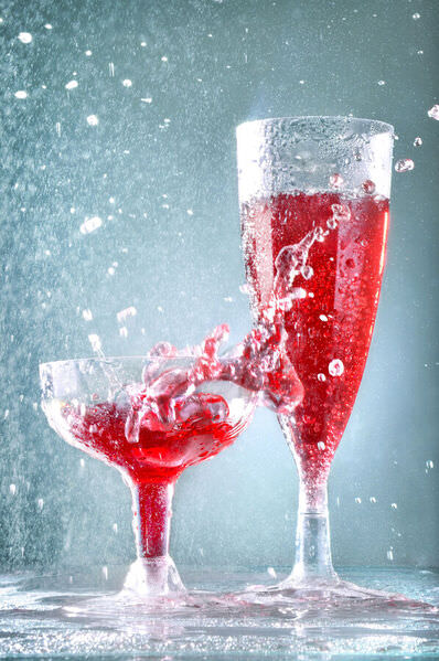 Photograph Haleh Nouri Gen Z Drink Splash  Version 2 on One Eyeland
