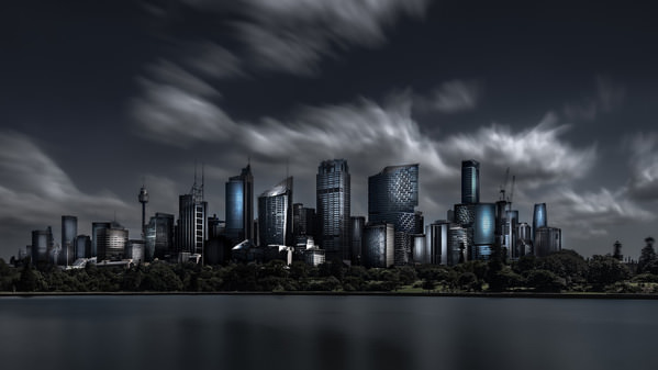 Photograph Ryuhei Suguri Sydney Cityscape on One Eyeland