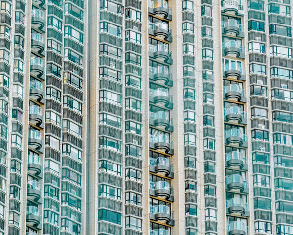 Photograph Yulia Kozina Geometric Facades on One Eyeland