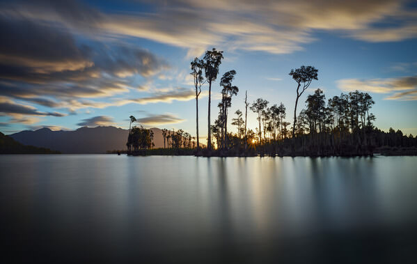 Photograph Stephan Romer Lake Brunner on One Eyeland