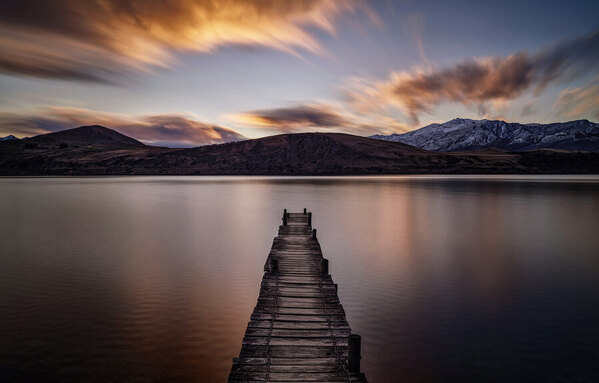 Photograph Stephan Romer Lake Hayes on One Eyeland